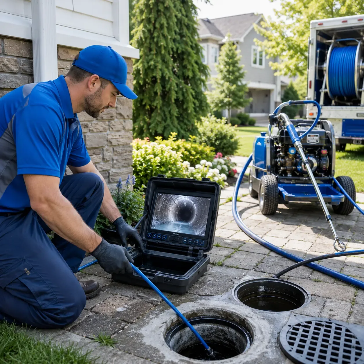 Outdoor drain cleaning professionals serving Sharpsburg, NC